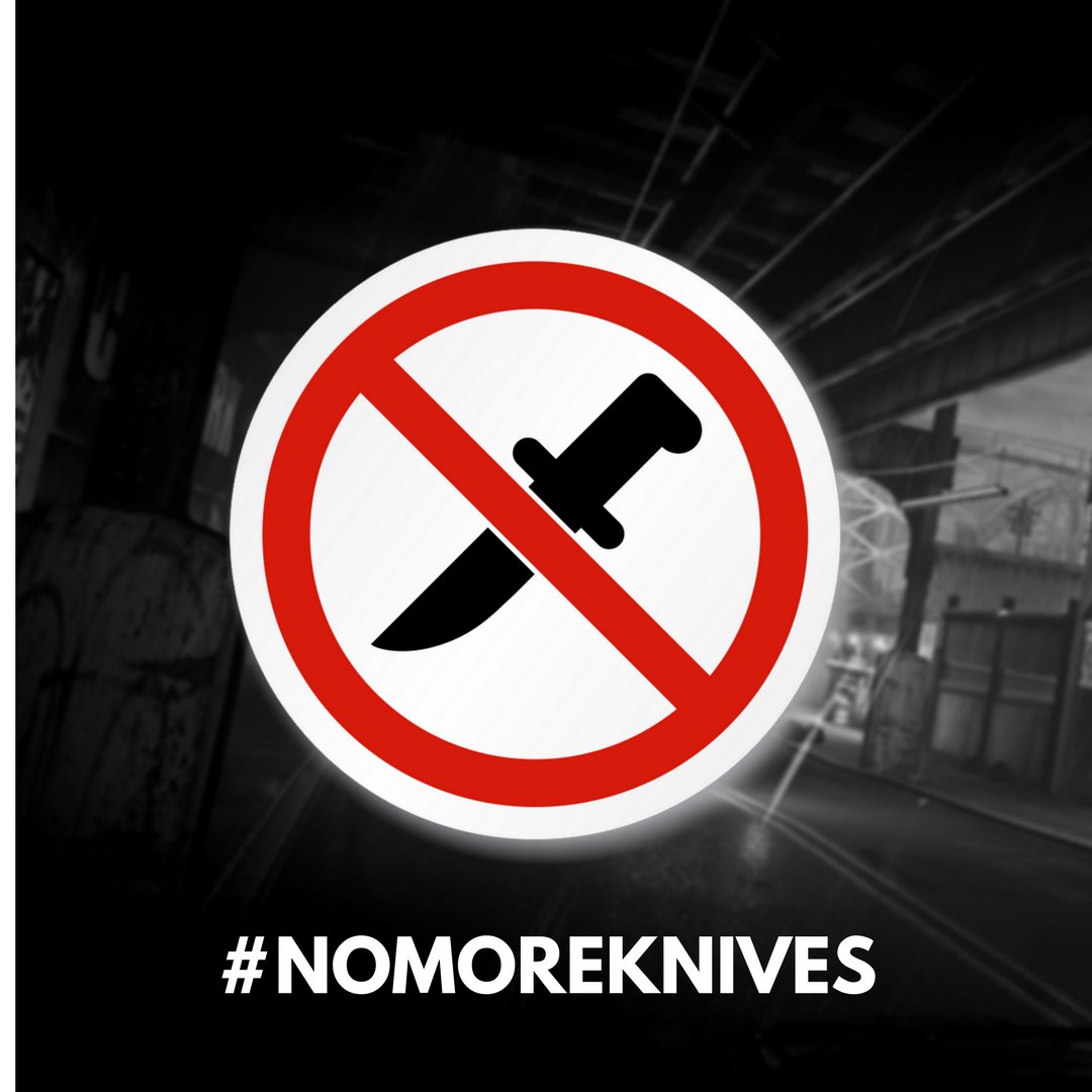 We are working with local police authorities to tackle knife crime on the streets of Britian. We urge everyone to follow us &amp; get behind both #NoMoreKnives &amp; #LetsBeBlunt campaigns with your support! 

#GetInvolved #StopKnifeCrime