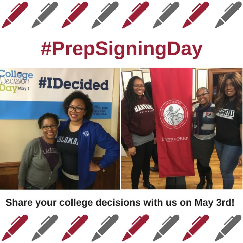Prep_for_Prep's tweet photo. Prep high school seniors, remember to RSVP for #PrepSigningDay to catch up with fellow seniors and future undergrad classmates, Thursday May 3rd. #reachhigher #bettermakeroom #collegebound #firstgen https://t.co/nsICIHoflH