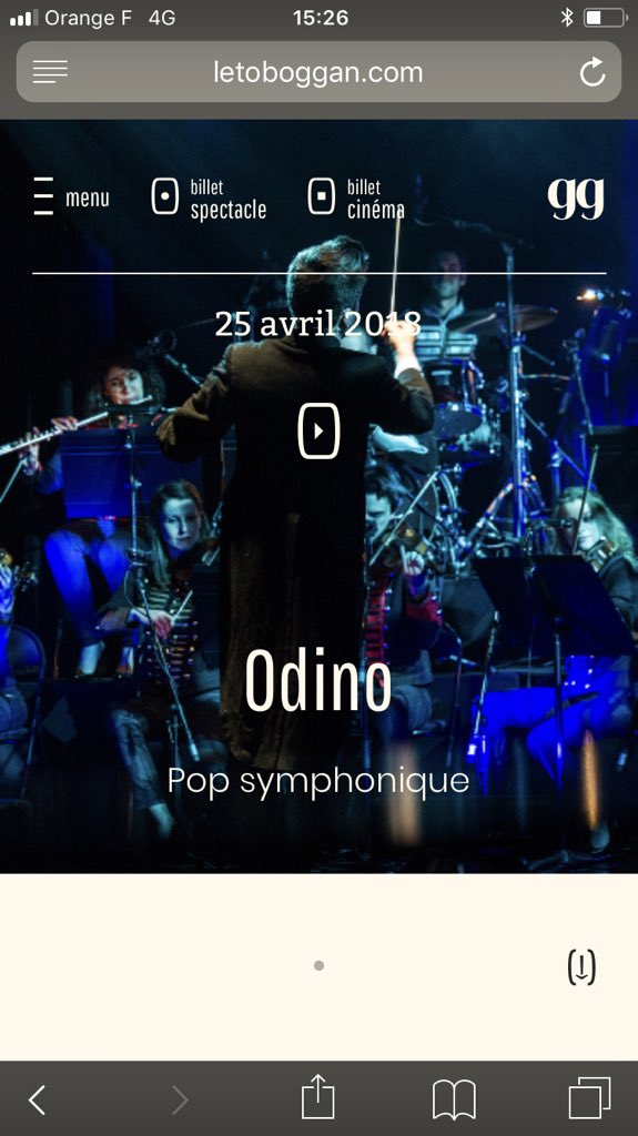 On arrive ! 
OdinO on tour 
➡️ ce soir 20h30 Décines, Rhone-Alpes, France Lyon Le Toboggan Centre Culturel OdinO Sylvain Audinovski 🎵   <a href="/OdinO_OFFICIAL/">OdinO</a> 

📲 letoboggan.com/spectacles/odi…