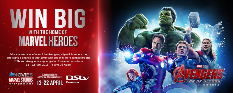 DStvNamibia's tweet photo. Congratulations to the lucky subscribers that walked away with DStv Goodies as part of our #MMMarvel giveaway and shout out to everybody that participated. #DStvRewards
cc: @Urstruly_Martin https://t.co/JVWUcYBqYq