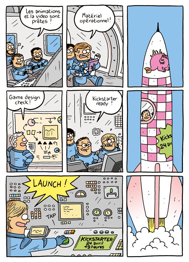 Le jeu de société Big Monster pour lequel j'ai dessiné 18 planches pour aider au lancement est en cours de financement sur la plateforme Kickstarter. Bonne nouvelle, le seuil d'édition vient d'être juste atteint ! Bravo à l'auteur <a href="/Dimvegas59/">Perrier Dimitri</a>. kickstarter.com/projects/15304…
