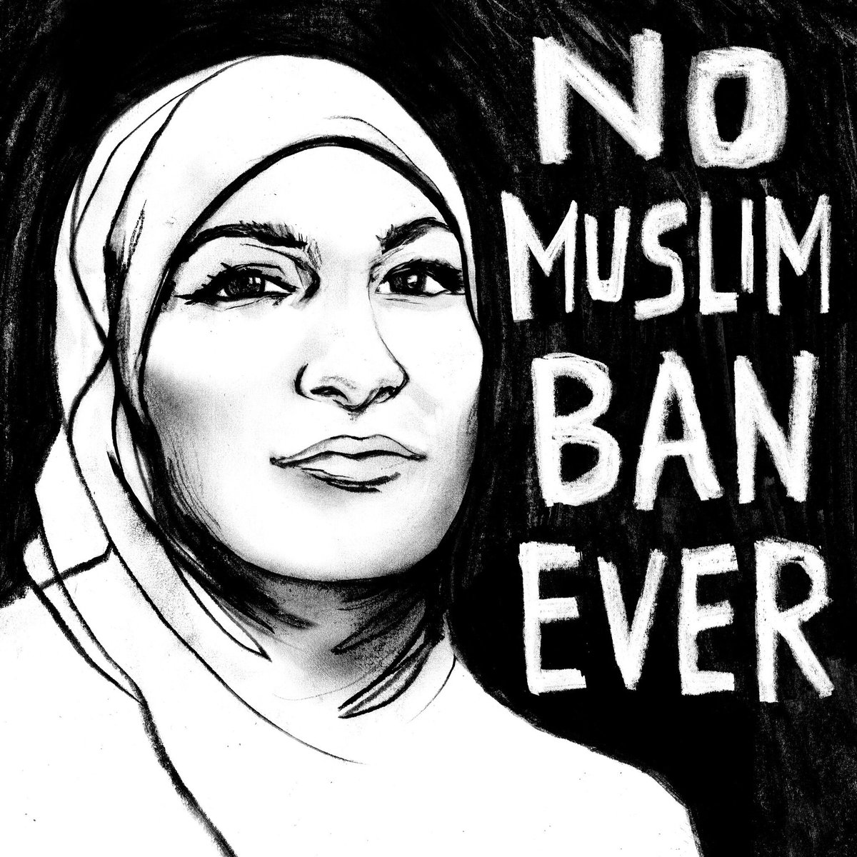 jvplive's tweet photo. Supreme Court hearing today! Together we will reject white nationalism, xenophobia and Islamophobia. #NoMuslimBanEver

Micah Bazant art https://t.co/KGzk6Kx1sk
