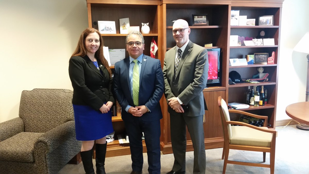 EngineersCanada's tweet photo. Thanks @fsorbara for meeting with @APEGNB's Darryl Ford and @EngineersNS's @slfdev yesterday to discuss climate resilient infrastructure and support for women in engineering. #PEngsOnTheHill #cdnpoli https://t.co/V4VuwXzeII