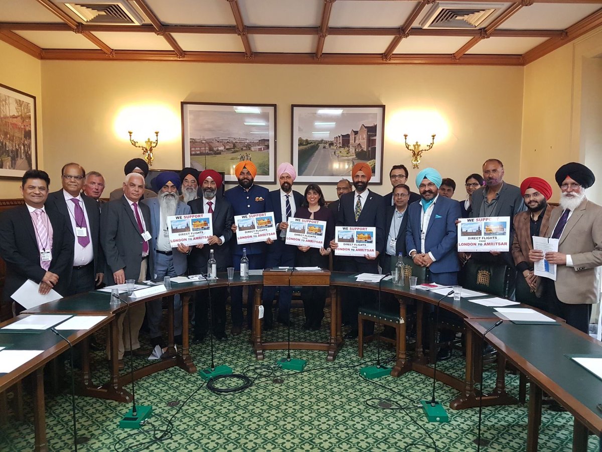 Proud2bepart #Amritsar #London DirectFlight Parliamentary Campaign Launch alongwith @avm_ngo Led By @TanDhesi Thx All 4huge support @SeemaMalhotra1 @PreetKGillMP @yasinmpbedford @GurjeetSAujla @OverseasBJPUK @jayantsinha  @airindiain @HCI_London @ckssekhon @AmarpreetKale