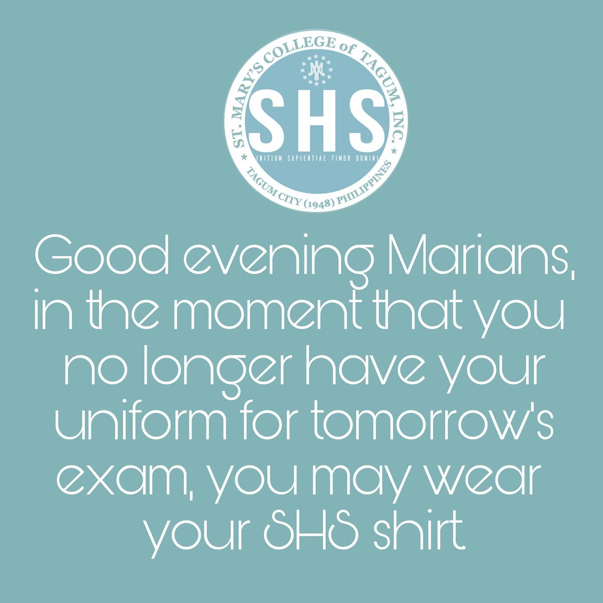 SMCTSeniorHigh's tweet photo. https://t.co/F5wneSdgBu