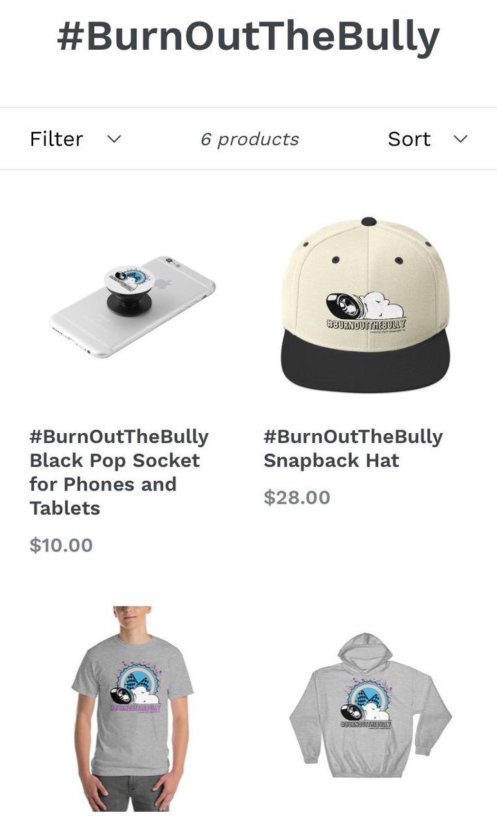 TaylorThring's tweet image. We have a brand new way for u to order your #burnoutthebully merch &amp;amp; it’s super easy! Simply click this link: driven4apparel.com/collections/bu… &amp;amp; all the cool new items are at your finger tips! 🏁💜 Get everything from the original tee to the new pop socket just in time for race season😎