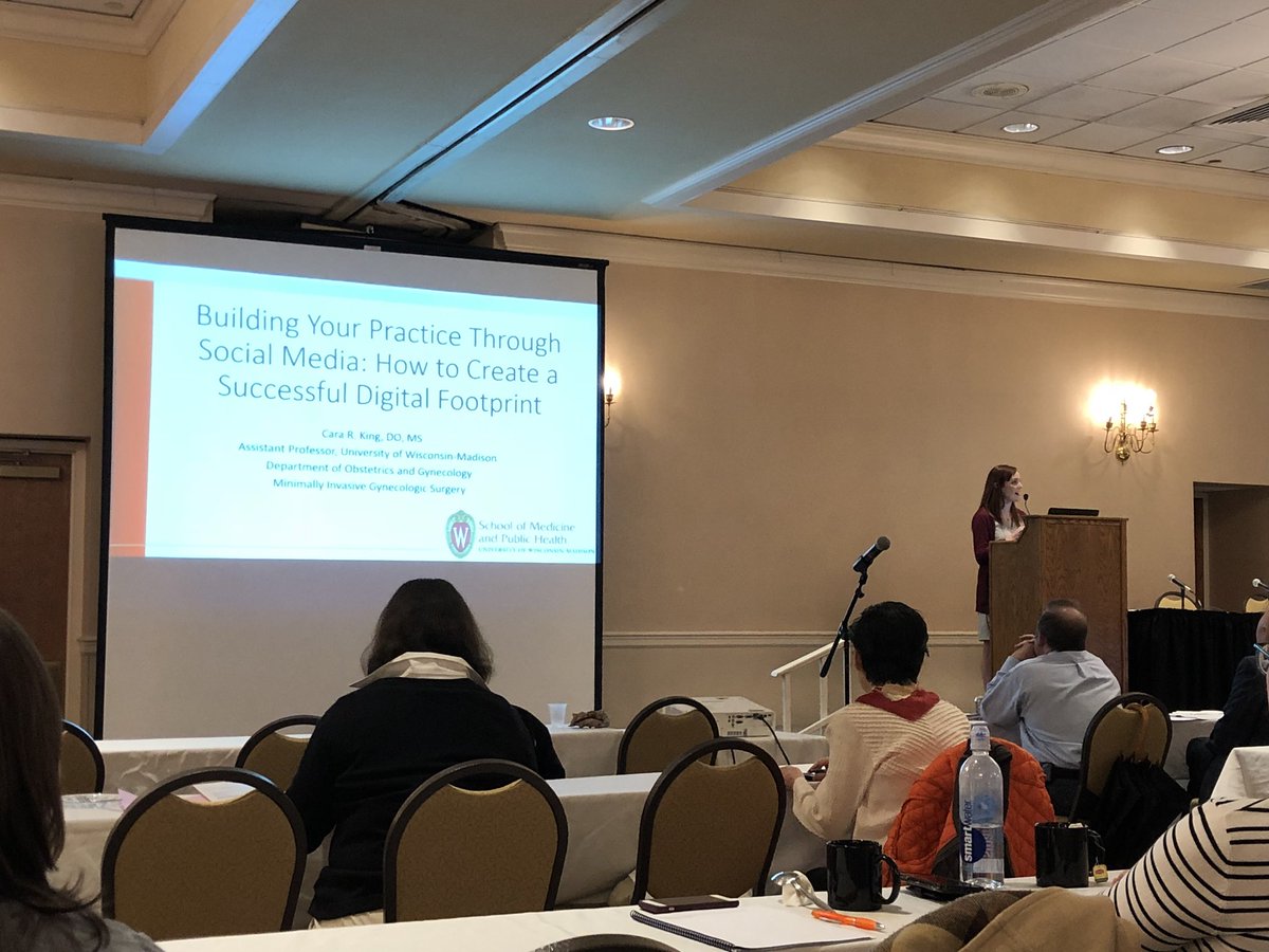 cmmorosky's tweet photo. “It’s hard to understand #EvidenceBasedMedicine. It’s our job to translate this for the public” Great insight on the power of #SocialMedia in #Medicine from @UWSMPH Dr. Cara Robinson King @drcaraking #NEOGS https://t.co/7H74xnRPVR