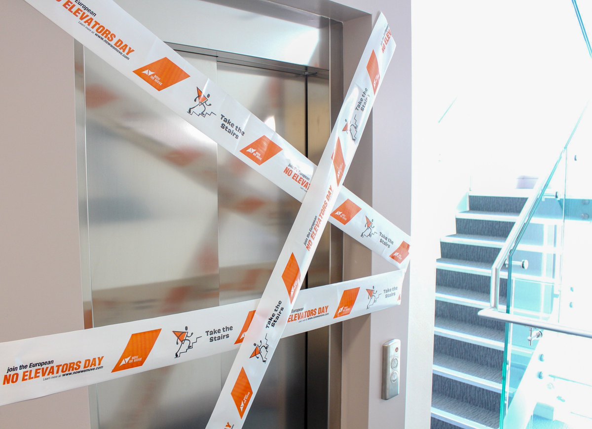 To promote a healthy workplace we are taking part in #NoElevatorsDay and encouraging people to #TakeTheStairs today. #WorkWell18