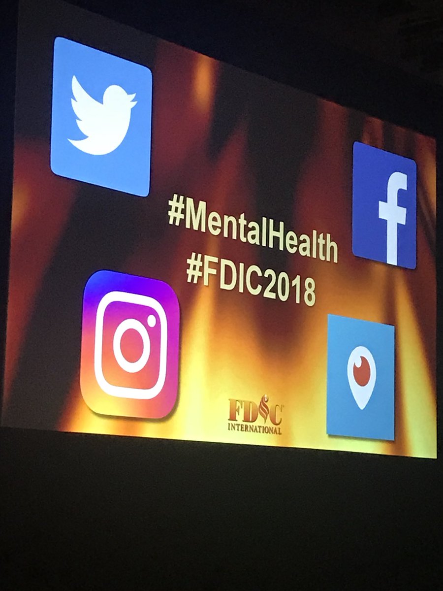 Straight talk at #FDIC2018 covering #mentalhealth