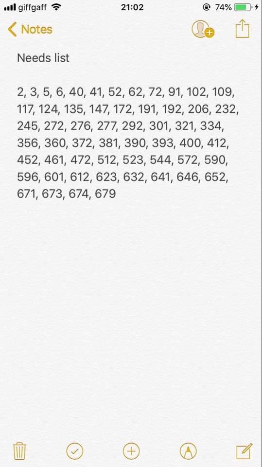 WorldCupSwapper's tweet photo. Updated needs and swap list. Let me know if you have any I need #GotGotNeed https://t.co/ChCUdoY7T6
