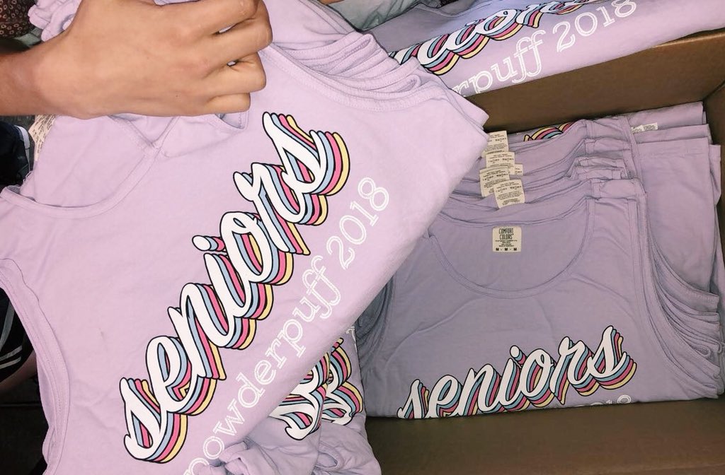 fhs_stuco's tweet photo. POWDERPUFF WILL HAPPEN RAIN OR SHINE @5:30! (if weather is too bad we will play in the BARC!) but continue to pick up tanks today at lunches https://t.co/CyRO0VvQit