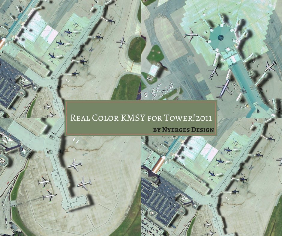 feelThere's tweet image. Real Color KMSY for Tower!2011 by #NyergesDesign
Brings color and life to the #KMSY airport @: bit.ly/2xH8811 
#Tower2011 #airtrafficcontrol #airporttower #terminalareacontrol #atcsimulator #ATCSuite