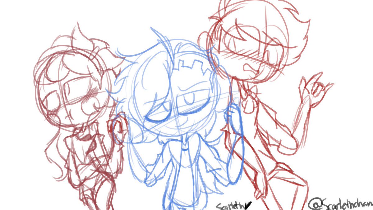 scarlethchan's tweet photo. #FNAFHS #BiFoxy #FoxBisexual primer sketch de Fox bisexual, quería poner 3 ships que amo
Onnie x Fox
Toddy x Onnie
Fox x Toddy
Y aquí lo tienen, este es un ejemplo de lo que pueden hacer para fanart del # debe ser un ship que incluya a Fox disfruten ❤💋 https://t.co/jLqbgZuFC4