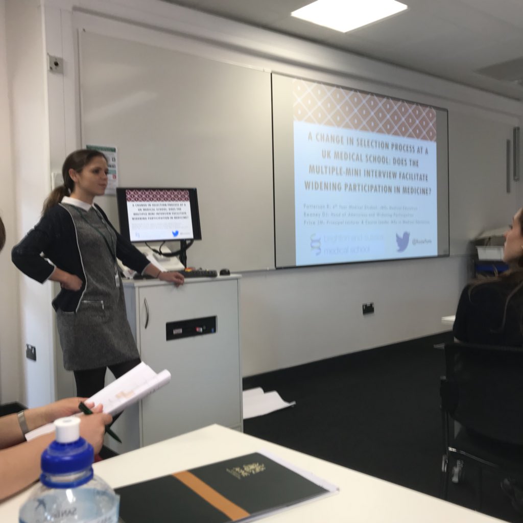 jasme_uk's tweet photo. our very own @RosiePatts talking about MMI and selection for medicine. #yougogal #juniormedicaleducators #AoMEconf2018 @jasme_uk @MedicalEducator https://t.co/797kSBBp2W