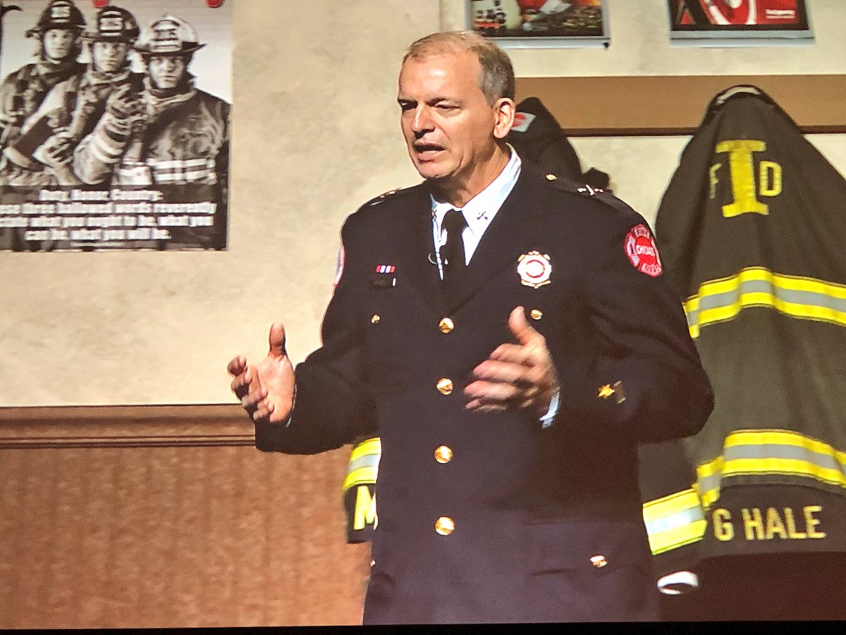 Talking about Fire Service Mental Wellness with <a href="/DanDeGryse/">Dan DeGryse</a> at #FDIC2018 It’s ok to talk about #MentalHealth - ask someone today how are you doing? We need to help each other! We are responsible to make sure our fellow #FirstResponders are ok.