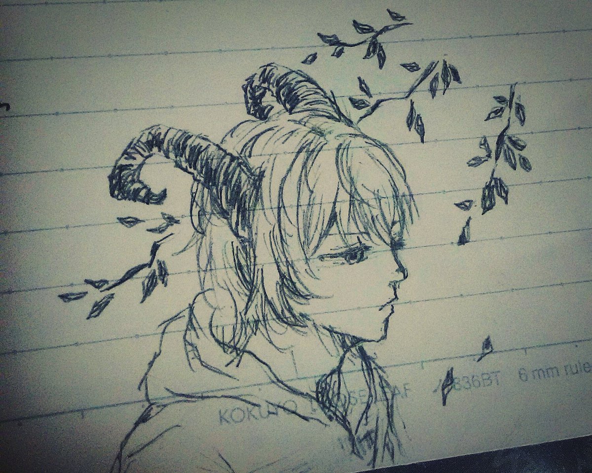 本日の落書き
突然、ツノとパーカーが描きたくなるときってあるよね・・・? 