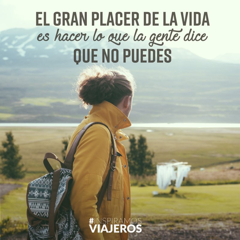 Atrévete a hacer eso que tanto te da miedo 🤨🚗🎒🌎 
#SomosViajeros #InspiramosViajeros #MundoJoven