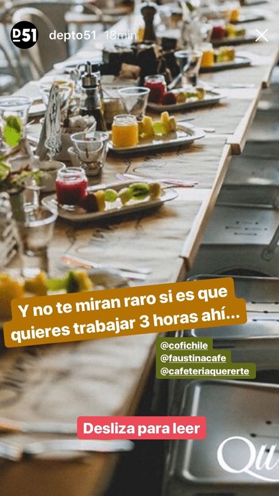 cofichile's tweet photo. “Trabajar fuera de tu oficina creo que es una muy buena opción para resfrescar ideas, observar a la gente e inspirarnos un poco más. sólo necesitamos un café, una cafetería amplia y gente que está buscando lo mismo que tú” Gracias amigos de #Depto51 #COFI https://t.co/056iEtHw4N