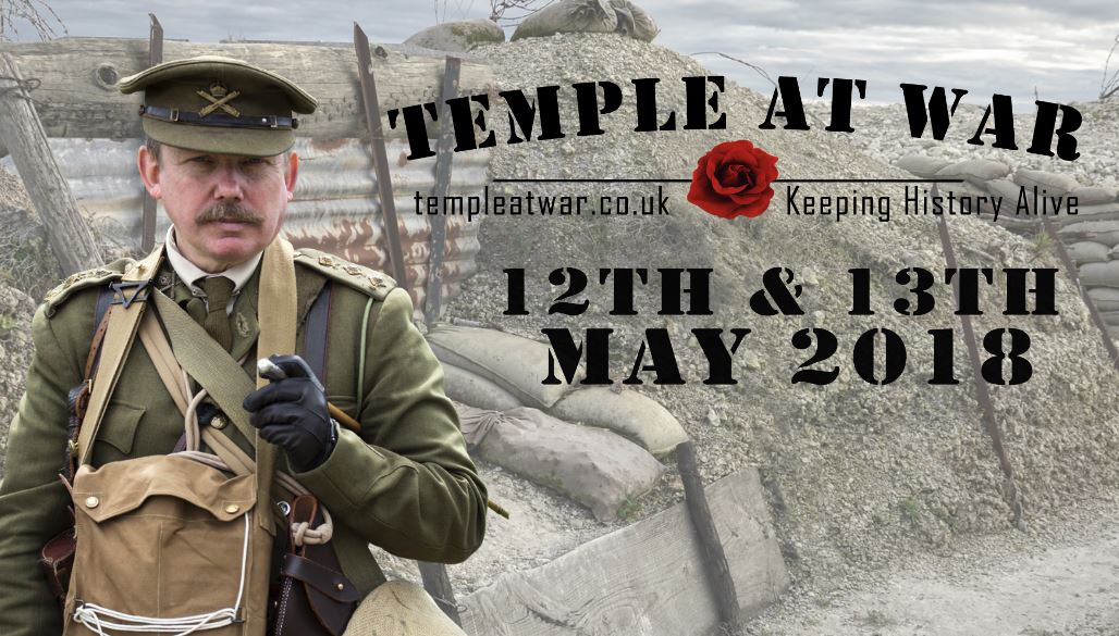 Will we being seeing you @Templeatwar? We can't wait!