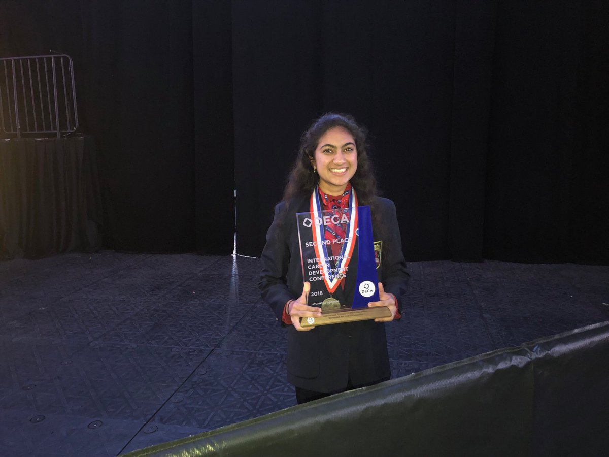 DECANovi's tweet photo. Novi DECA finished strong at ICDC this year with 15 top 10 finalists, 1 third place, 1 second place, and 1 first place finish!! We are so incredibly proud of you all. Congrats to everyone on your hard work and success this weekend! π #DECAICDC2018 #youcanttopthis #NoviPride https://t.co/z0e0Nn7wVZ