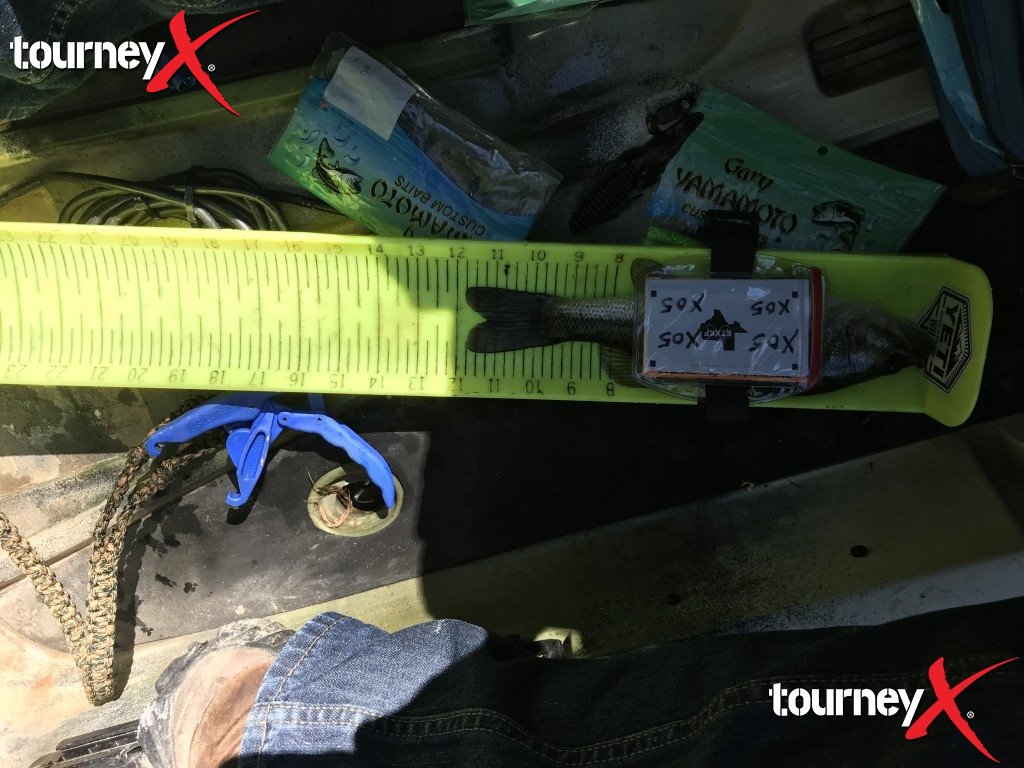 tourneyx's tweet photo. Tyler Abbey just submitted a 11.75" Bass to Nautical Mile - April ETXKF Grind. #tourneyx #liveleaderboard https://t.co/VhbvA9aM49