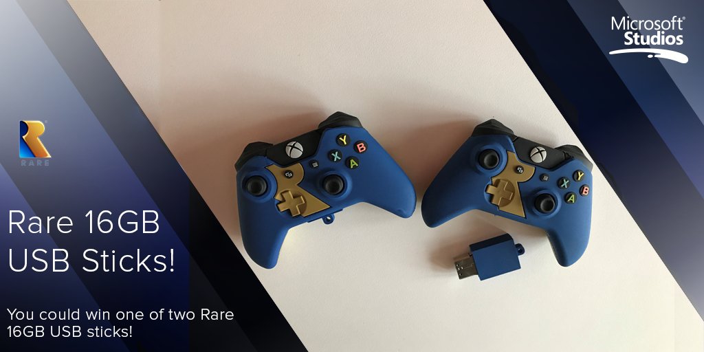 RareLtd's tweet image. Follow us and retweet before 4PM BST tomorrow for your shot at winning one of these 16GB Rare USB sticks. There's two up for grabs! #WinWednesday