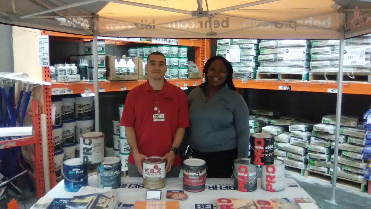 deshell1957's tweet photo. See what's happening right now at The Pro Behr Event at store #980, The Newark Home Depot. 4/25/18. @marcusmccollum @maggie27_valle @helly973 @TimothyMickiew2 @MsCarly_HD @gonzobxny @8913asmspecial @Latoya_behr @FV_Behr @jazzyd3601 @Celest1249 @avioncreditlady @Merced21Ray https://t.co/K7wQwolq9P