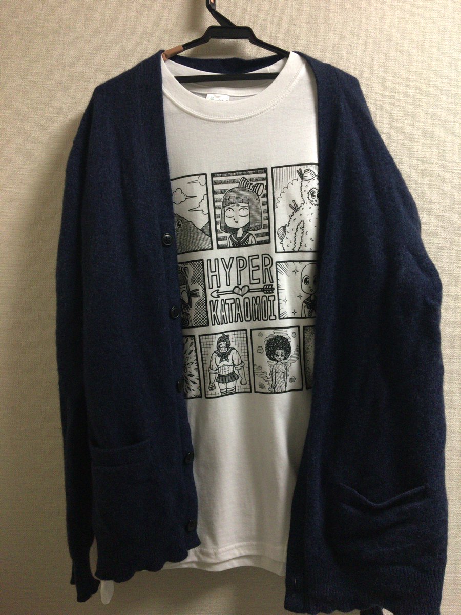 5月のコミティアで販売予定のTシャツが届いてた。いい出来だ。。。 