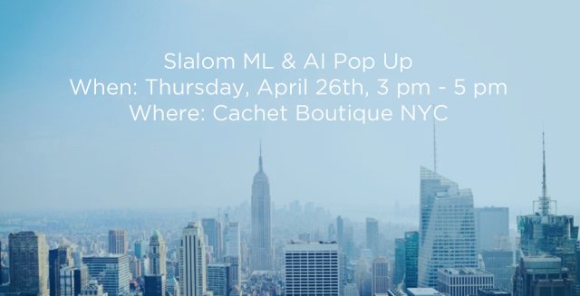 hollyhook's tweet photo. New York, want to learn more about #AIML? Come hang out with @SlalomNYC for our #AI &amp; #ML pop-up event tomorrow (4/26) on a #NYC rooftop w/skyline views! Sip, savor &amp; connect w/us. Register now: https://t.co/rHFj5junkr #imwithslalom @slalom https://t.co/6eroLPdh2Z #imwithslalom https://t.co/ohqVbYjbTU