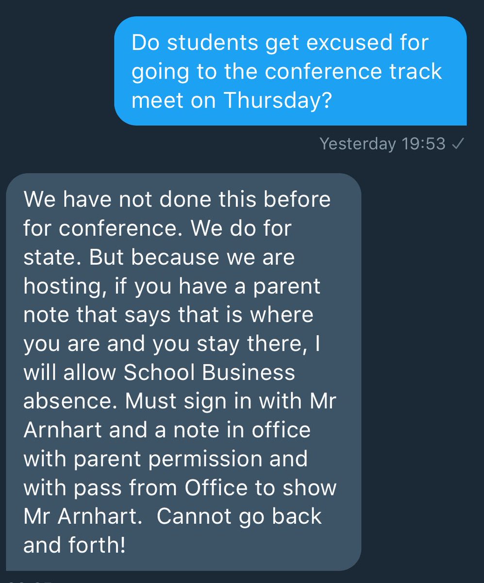 TOMORROW ALL DAY THERE WILL BE A TRACK CONFERENCE MEET HOSTED AT HERITAGE!!!! First time we have ever hosted conference! Come out and support our track team! This is how you get school business ⬇️⬇️⬇️⬇️