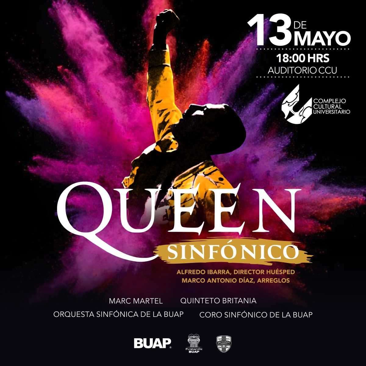 elsasanchez19's tweet photo. Hoy con @carlosmartinh los invitamos al #Concierto #QueenSinfónico. ¡Boletos ya disponibles‼️
Director: 🎼 ALFREDO IBARRA.
🎤 @marcmartel | 🎻#OSBUAP | 🎶@COROSBUAP | Quinteto Britania. https://t.co/hiFsGxiBlz