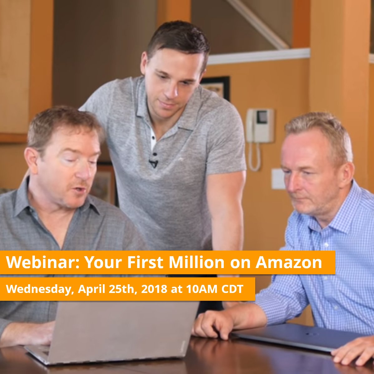 SellerGenius's tweet photo. πΊ #LIVE #webinar: Your First Million on #Amazon at 8am Pacific β‘οΈ https://t.co/m4QiFt3EEf
#AmazingSellingMachine #ASM9 #asmnow #asm2018 #April25th #TrendingNow #DontMissOut #fba #amazonseller #laptoplifestyle #makemoneyonline #amazontips https://t.co/6jmqx5RqwA
