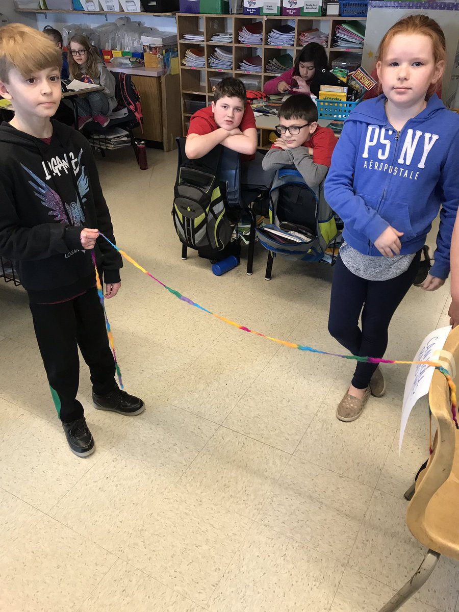 MissDCurnew's tweet image. Pretending the string is a ray of light to demonstrate that light does not bend! #science #grade4 #lightunit @NLESDCA @SHA_NL
