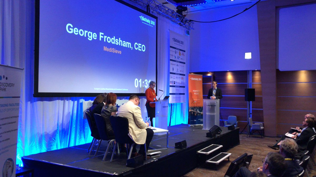 biotrinity's tweet photo. Perfect Pitch has started at #BioTrinity2018 
9 pitches, 3 minutes each... Who will be the 2018 winner? https://t.co/AkfHBs0P55