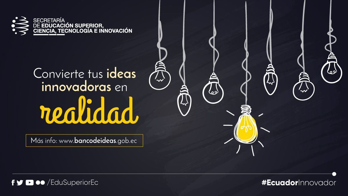 SiembraEP's tweet photo. #FelizMiércoles 
💡La convocatoria 2018 está  abierta. ¡Ingresa a 👉 https://t.co/qAsmoE7zVF  y carga tu proyecto ahora!
 Si tu propuesta sale favorecido recibirá capital semilla, @CiudadYachay es incubadora de proyectos acreditada por @EduSuperiorEc #EcuadorInnovador https://t.co/ZgoD20sQEw