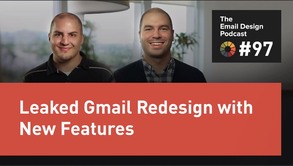 litmusapp's tweet photo. In this week's episode of the #EmailDesignPodcast, we dive into the leaked @gmail  redesign, @yahoomail updates, and the newest research on interactive email >> https://t.co/VQGqemufrp https://t.co/NBSSZLOoWG