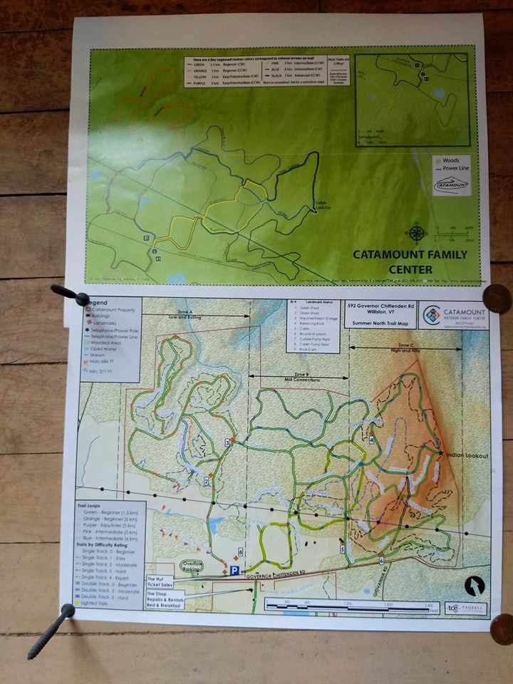 CatamountOFC's tweet photo. New map prints are in the mix of final touches and are almost here! This is only one way we've been working hard at COFC to improve the experience of our patrons each year. These maps have more detail, topography lines for identifying elevation changes, more trail names, etc.. https://t.co/0so1C0hcbh