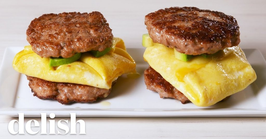 Video: Sausage Bun Breakfast Sandwich | Delish youtube.com/watch?v=8XFU5w…