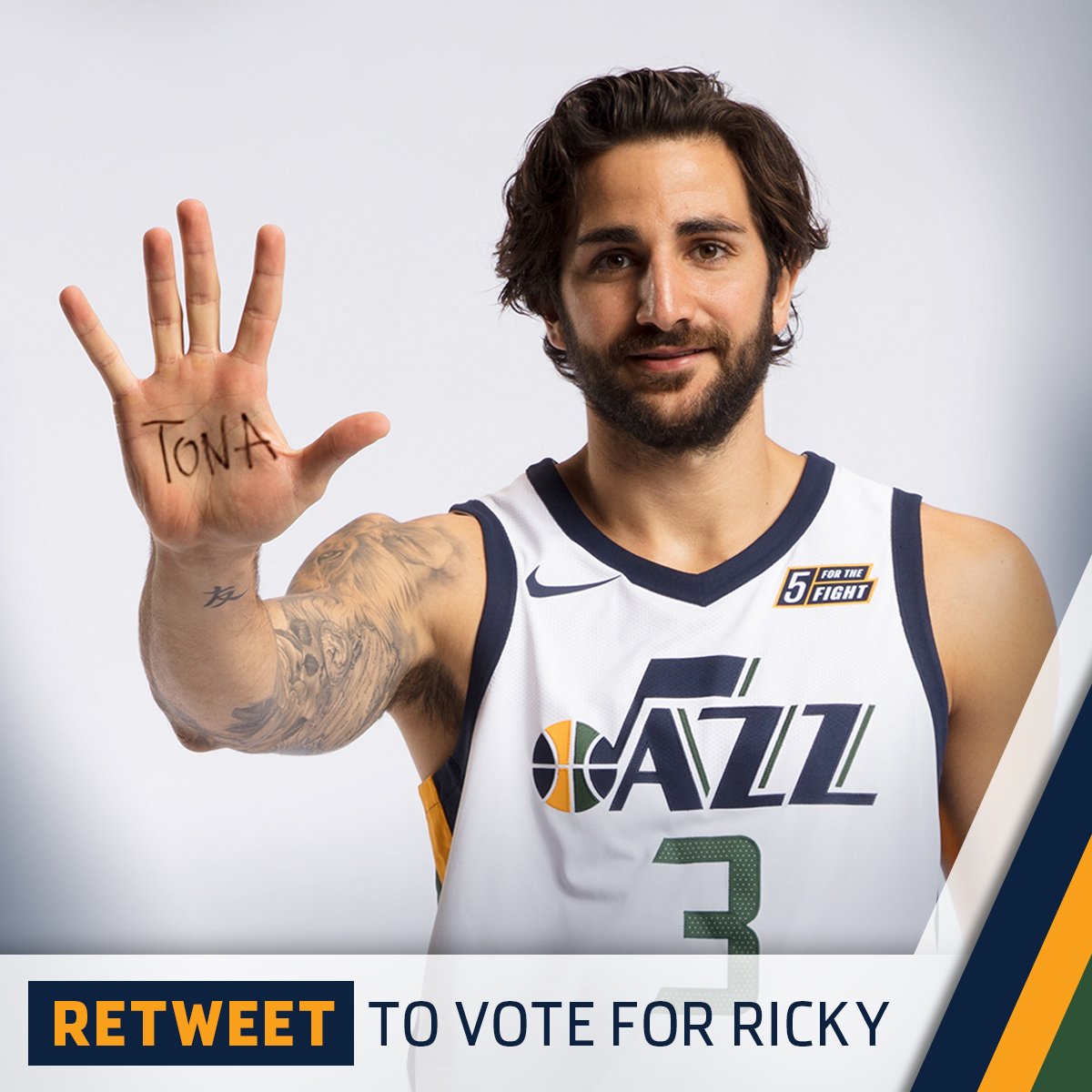 utahjazz's tweet image. .@rickyrubio9 is one of 10 nominees for the NBA Cares Community Assist Award. RT to vote for Ricky!

(RTs count as two votes today 👀)

#NBACommunityAssist