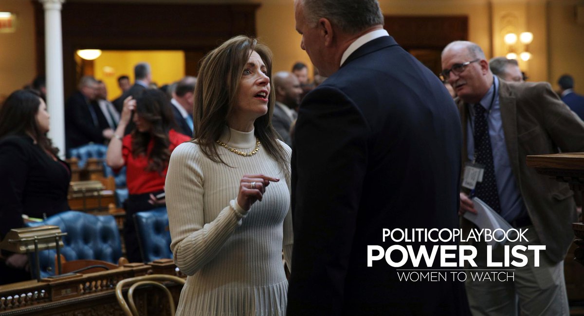 politico's tweet photo. With an office in Trenton and the ear of the governor, New Jersey has never seen a first lady like @TammyMurphyNJ #PlaybookPowerList https://t.co/m8LVBw9JRF via @MattFriedmanNJ https://t.co/YgdgBYFsVG