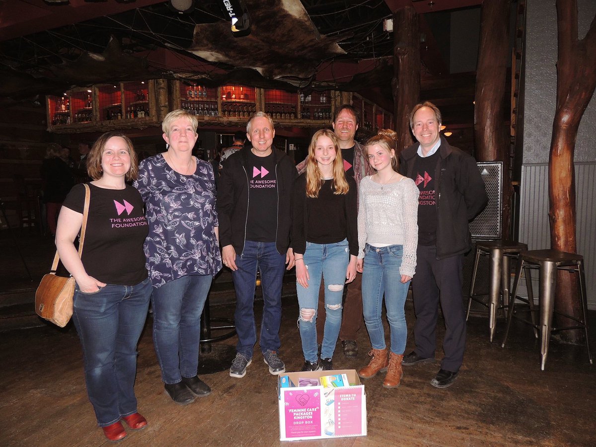 FCPkingston's tweet photo. We would like to thank the @AwesomeKingston trustees for such an amazing opportunity, inviting us to pitch our project at their pitch party! This amazing experience allowed us to meet so many great ppl who can help us further our project and collect more items for women in need! https://t.co/JSL93VpvNx