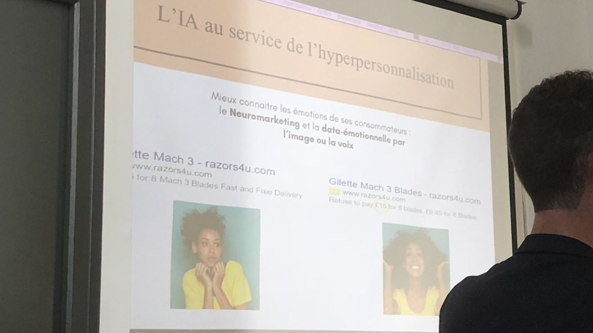 FranckGARSON's tweet photo. [COSMETIQUES] L’IA au service de l’hyperpersonnalisation !#CosmetoNum #data #cosmetiques #insidedigitalrevolution #masterclass #MBADMB @Alban_Paulet https://t.co/jkmQo9mQbk