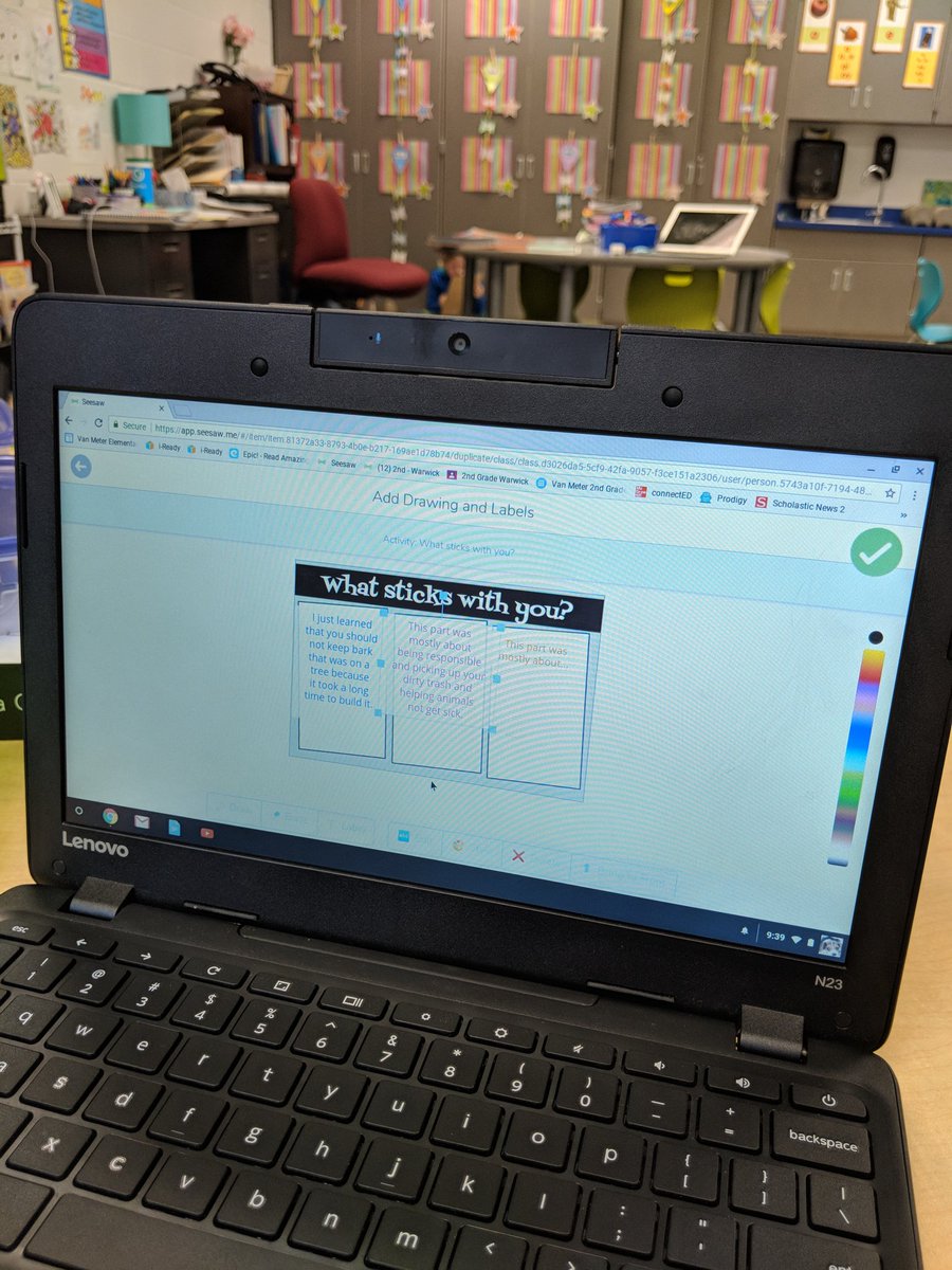 meganwarwick12's tweet photo. Using Seesaw templates to practice the stop &amp; jot strategy! #vanmeter https://t.co/WEYDeXdwqM