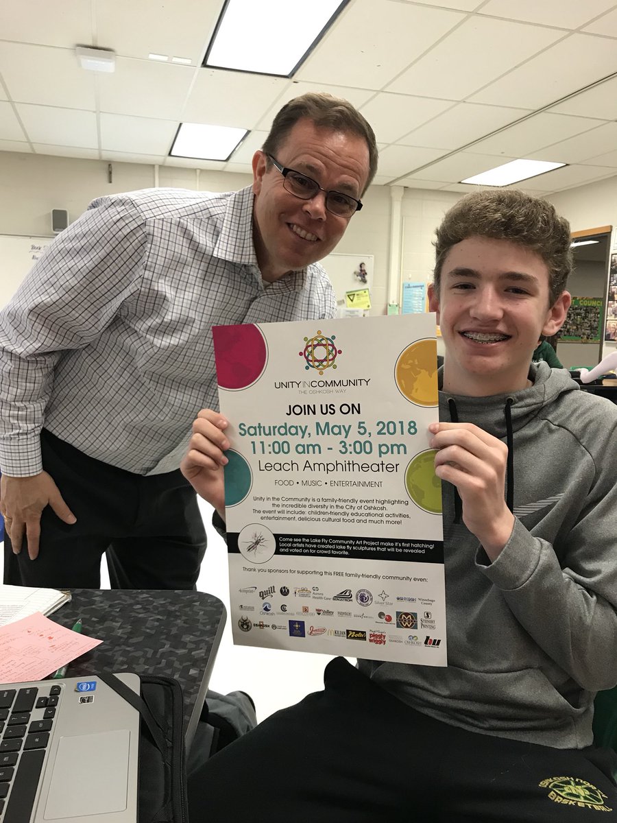 UICoshkosh's tweet photo. Keep an eye out for our new posters, going up all over Oshkosh this week! #unityoshkosh https://t.co/EVYL2om0QG