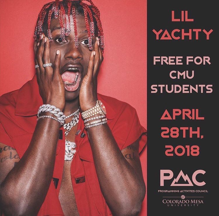 UNCOProblems's tweet photo. Mesa got Lil Yachty for their school concert and we got JoJoπ€π€―π‘ #UNCOProblems https://t.co/kLmPFBad2P