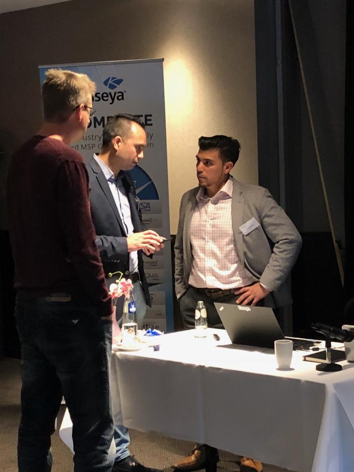 KaseyaCorp's tweet photo. We had a packed house in #Utrecht yesterday for our #AccelerateInTheCity roadshow! Thank you to all of you who attended. Who will we see in #London tomorrow for our next event?? Let us know if you’ll be there! #AccelerateUtrecht #AccelerateLondon #MSP #WednesdayWisdom https://t.co/xaxUeGGaYT