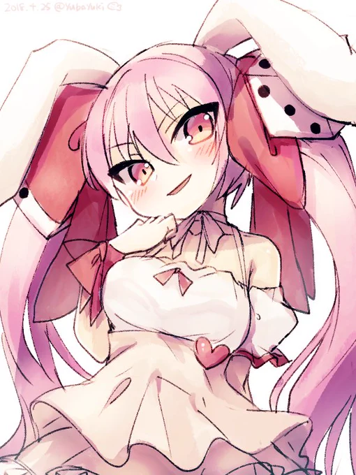 >デ・ジ・キャラットのラビ・アン・ローズお願いします・・・! https://t.co/5g30cbhUeI #odaibako_yubayuki
実は一度描きたかったキャラなのでお題頂けて嬉しいです!デジキャラも幼稚園の頃ツタヤでビデオ借りて観てたもののどんなアニメだったかもう記憶がない… 