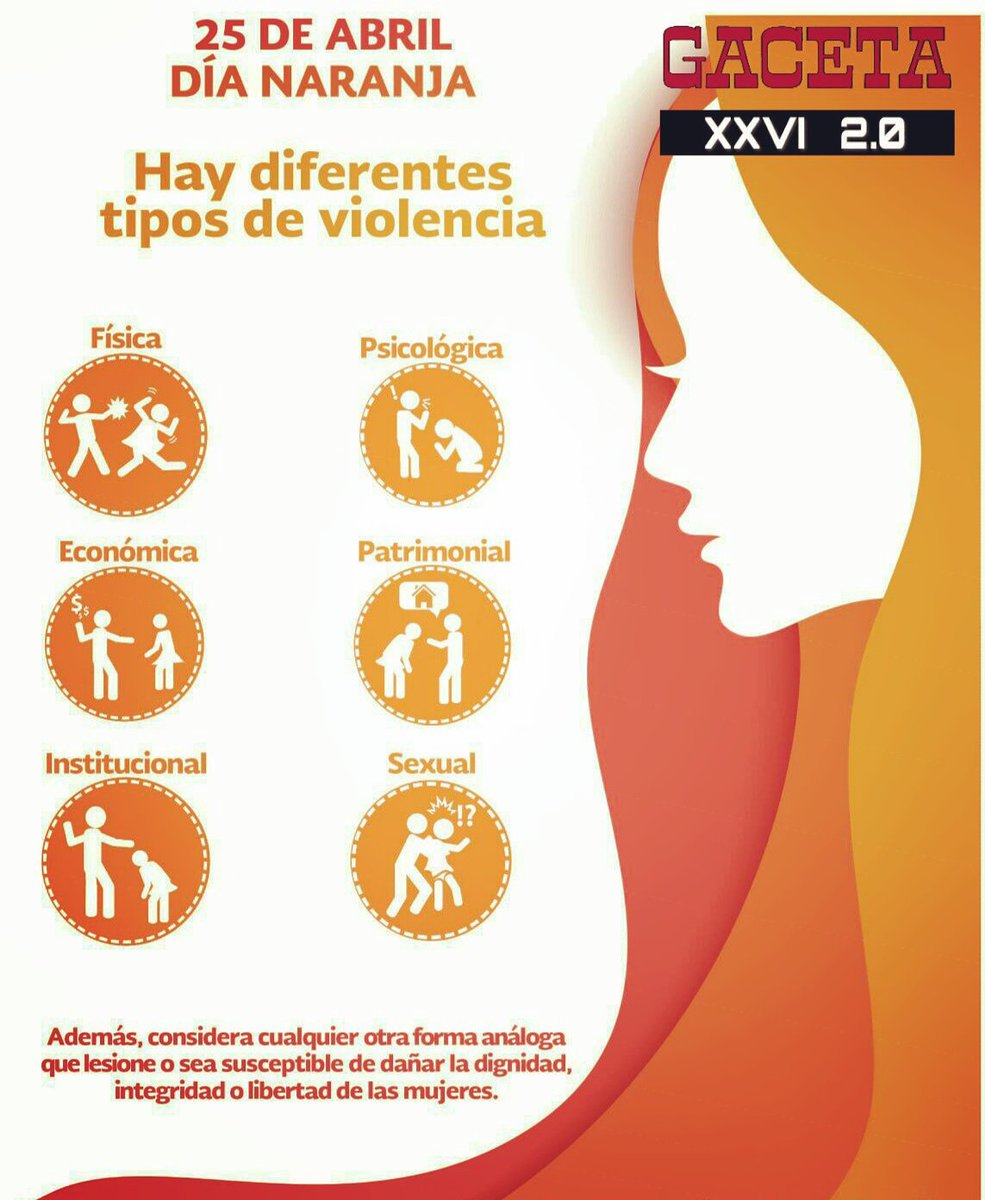 GacetaXXVI's tweet photo. En #Mexico, 7.5 mujeres son asesinadas al día. 
Levantemos la Voz por eso los  días 25 de cada mes se conmemora el #DíaNaranja: una campaña de @ONUMujeres para terminar con la violencia de género. 
#Unete
Romper el silencio es el primer paso para poner fin a la violencia. https://t.co/JSoK75tPSn