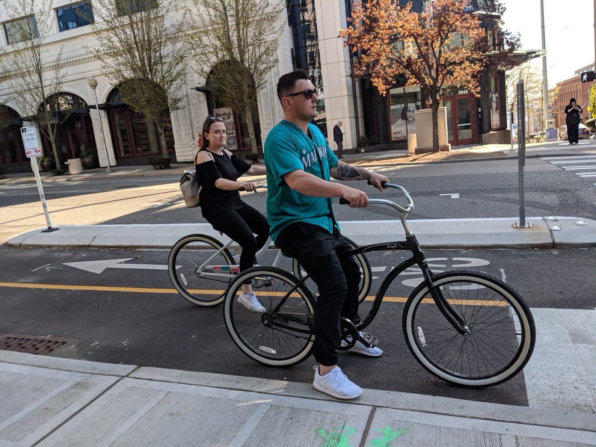 Yesterday was the second highest bicycle ridership count recorded on 2nd Ave at 1,502 since May 2016.