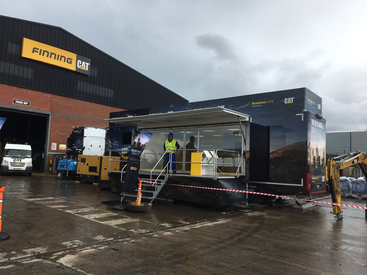 DaveyGFinning's tweet photo. Operator Challenge 2018 is ready to start at Finning Lisburn branch until 9pm. Everyone knows there more than welcome to come. https://t.co/b8aiVJYfEN